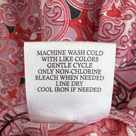 Fred David Pink Geometric Pullover Blouse - Picture 4 of 10